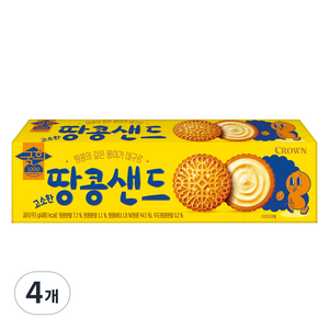 국희 고소한 땅콩샌드 소, 93g, 4개