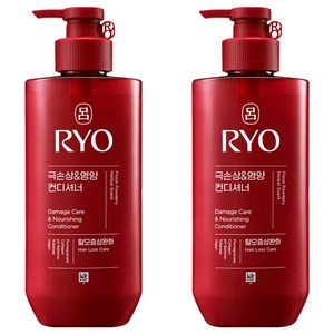려 함빛 극손상 & 영양 컨디셔너 탈모증상완화 플로럴 파우더리향, 480ml, 2개