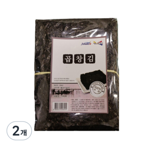 진도 재래 곱창김 100매, 300g, 2개