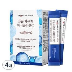 일동생활건강 저분자 피쉬콜라겐C, 45g, 4개