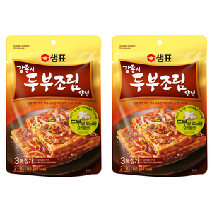 샘표 강릉식 두부조림 양념, 140g, 2개