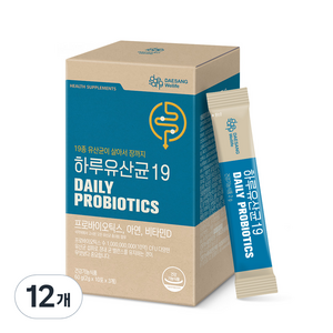 대상웰라이프 하루 유산균 19, 60g, 12개