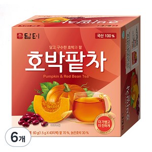 담터 호박팥차, 1.5g, 40개입, 6개