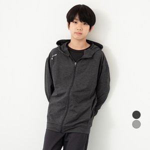 로또 주니어 폴리스판 겉피치 후드 집업 CHARCOAL XL