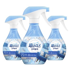 페브리즈 섬유탈취제 강력탈취 용기형 본품, 370ml, 3개, 상쾌한향