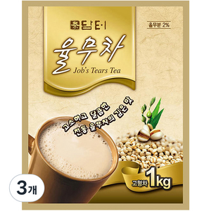 담터 율무차 1kg /자판기용.국산차, 1개입, 3개