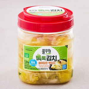 풀무원 톡톡 썰은 백김치 PET, 1.2kg, 1개