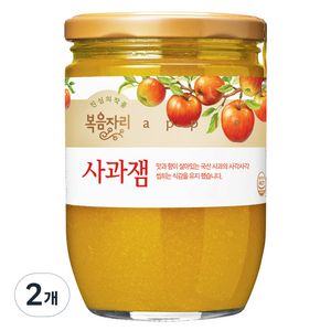 [복음자리] 과일잼(사과잼), 620g, 2개