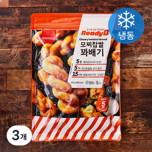 삼립 레디비 모찌찹쌀 꽈배기 5개입 (냉동), 225g, 3개