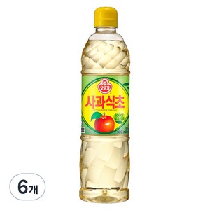 오뚜기 사과식초, 900ml, 6개