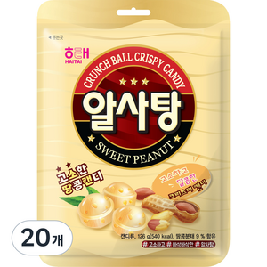 해태제과 알사탕, 126g, 20개