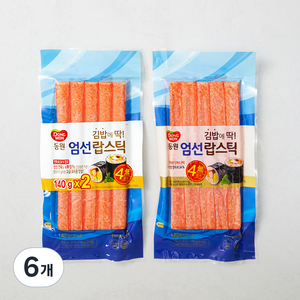 동원 엄선 랍스틱, 140g, 6개