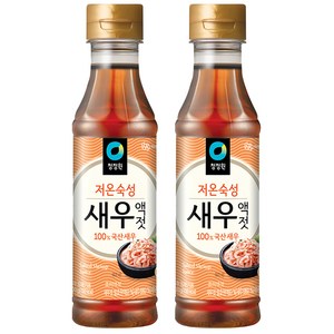 청정원 저온숙성 새우액젓, 500g, 2개