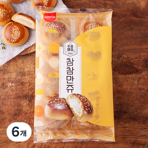 삼립 주종발효 참참 만쥬 10개입, 320g, 6개