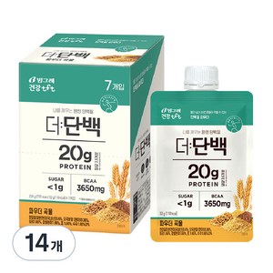 빙그레 더단백 파우더 곡물 프로틴, 32g, 14개