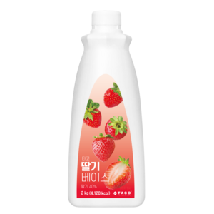 타코 딸기 베이스, 2kg, 1개