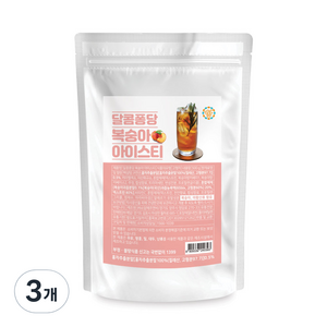 달콤퐁당 복숭아 아이스티 파우더, 500g, 1개입, 3개