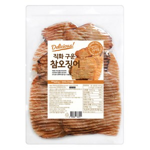 해맑은푸드 직화구운 참오징어, 1개, 400g