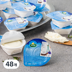 Arla 크림치즈 포션, 20g, 48개