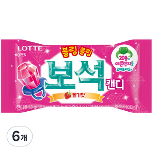 블링블링 보석캔디, 13g, 6개