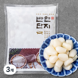 반찬단지 락교, 1kg, 3개