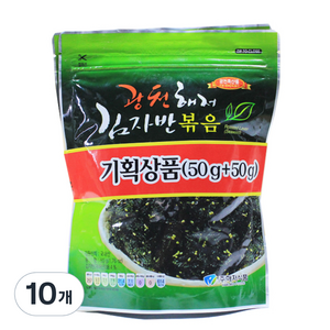 광천해저김 김자반 볶음, 50g, 10개