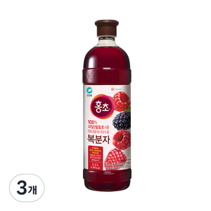 홍초 복분자식초, 1.5L, 3개