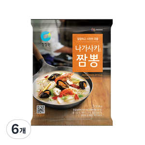 청정원 나가사키 짬뽕 베이스 96g, 6개