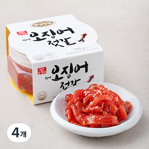 한성기업 오징어 젓갈, 150g, 4개