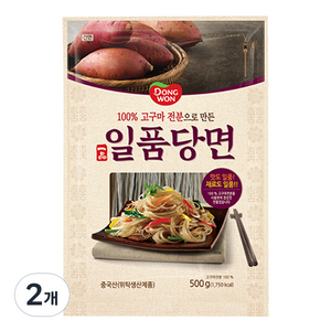 동원 일품당면, 500g, 2개