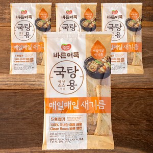 동원 바른 어묵 국탕용, 245g, 4개