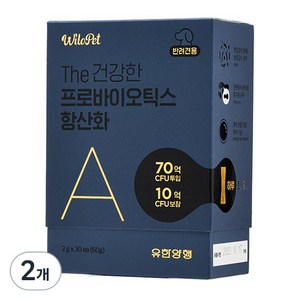 윌로펫 강아지 더 건강한 프로바이오틱스 영양제, 면역/항산화, 60g, 2개