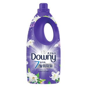 다우니 초고농축 7일 탈취파워 섬유유연제 화이트 티와 릴리 본품, 2L, 1개