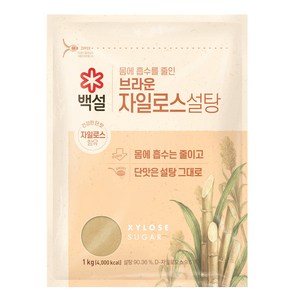 백설 자일로스 브라운 설탕, 1kg, 1개