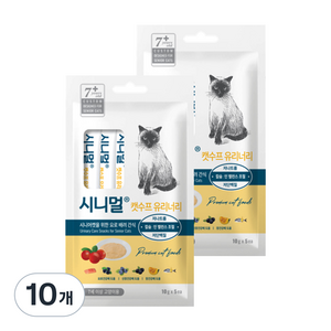 시니멀 캣수프 유리너리 5스틱, 연어맛, 50g, 10개