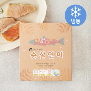 노르웨이산 순살 비엔지푸드 연어 (냉동), 1개, 300g