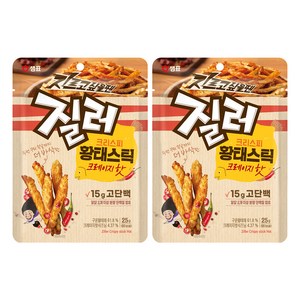 질러 크리스피 황태스틱 크레이지핫, 25g, 2개