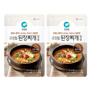 청정원 고깃집 된장찌개 양념, 130g, 2개