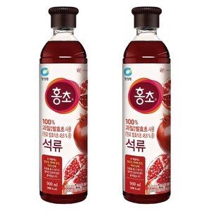 홍초 석류식초, 900ml, 2개