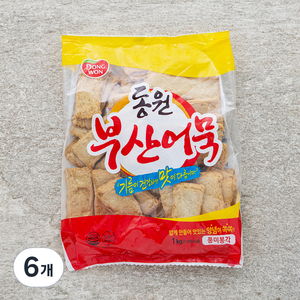 동원 부산 풍미봉각 어묵, 1kg, 6개