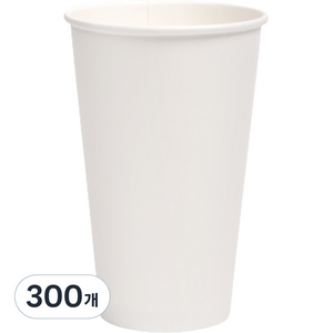 대경 홈카페 무지 종이컵 490ml, 1개입, 300개