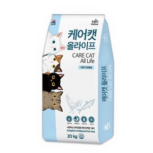 사조 전연령 케어캣 올라이프 건식사료, 닭, 20kg, 1개