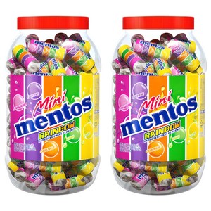 멘토스 미니 뉴레인보우, 1kg, 2개