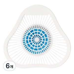 청소해결사 파인 볼 화장실 소변기 탈취제 솔잎향, 100g, 6개