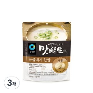 맛선생 사골 국물내기 한알 40p, 140g, 3개