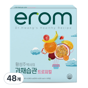 이롬 황성주박사의 과채습관 트로피컬 음료, 190ml, 48개