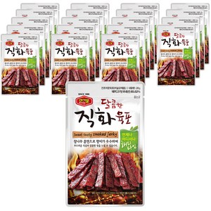 머거본 달콤한 직화육포, 20g, 20개