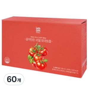 움움 갈아만든 리얼 토마토즙, 100ml, 60개