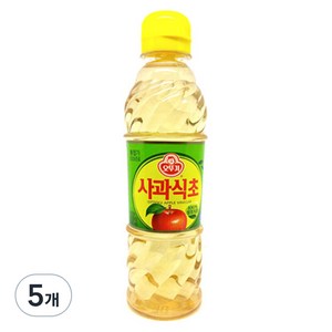 오뚜기 사과식초, 500ml, 5개