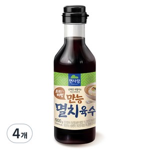 면사랑 요리비법 만능 멸치육수, 500g, 4개